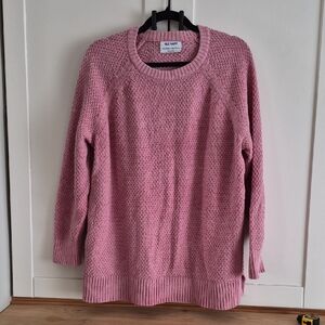 💙Old Navy-  Pink Chunky Knit Crewneck Sweater